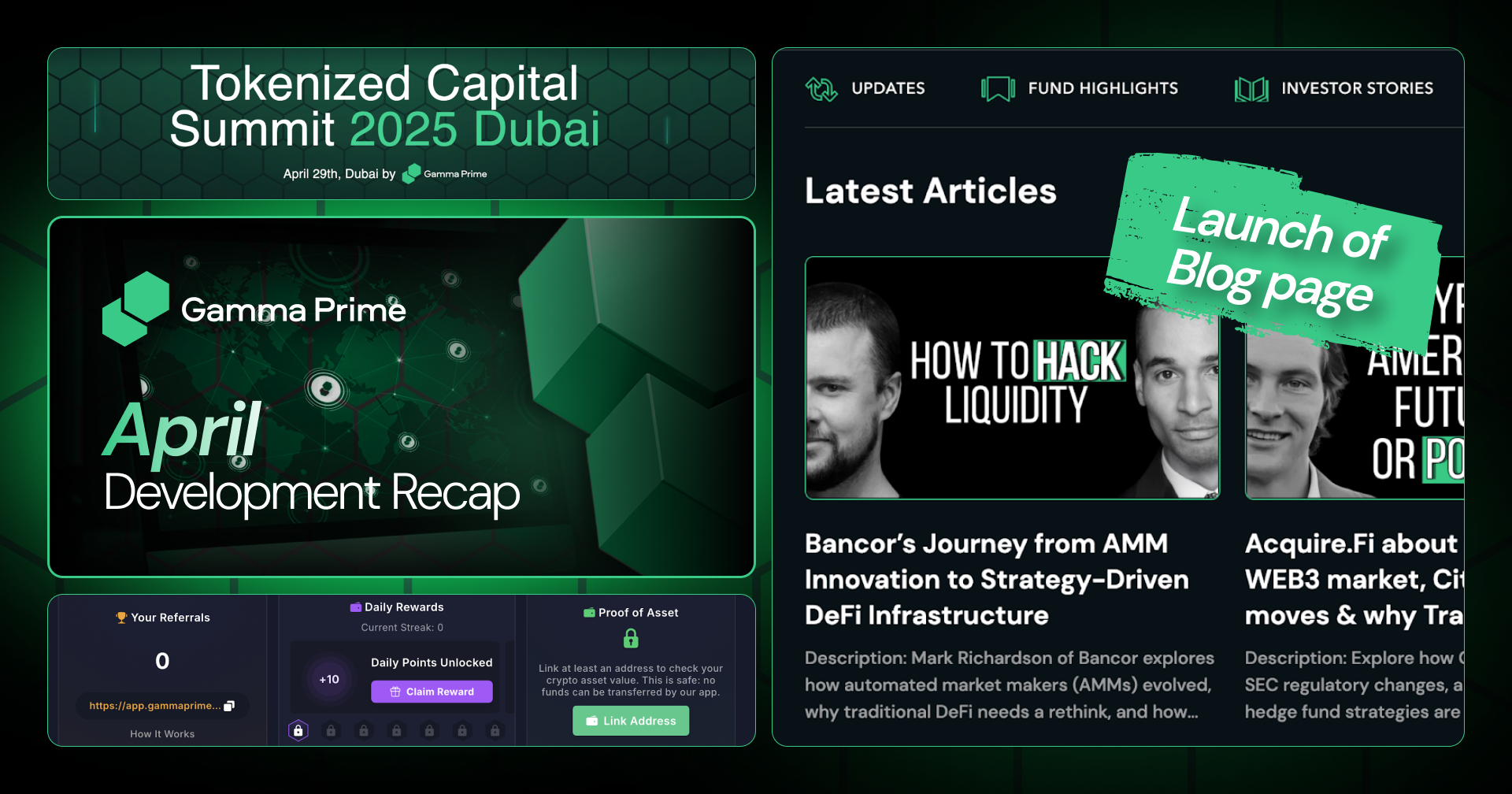 April Development Recap