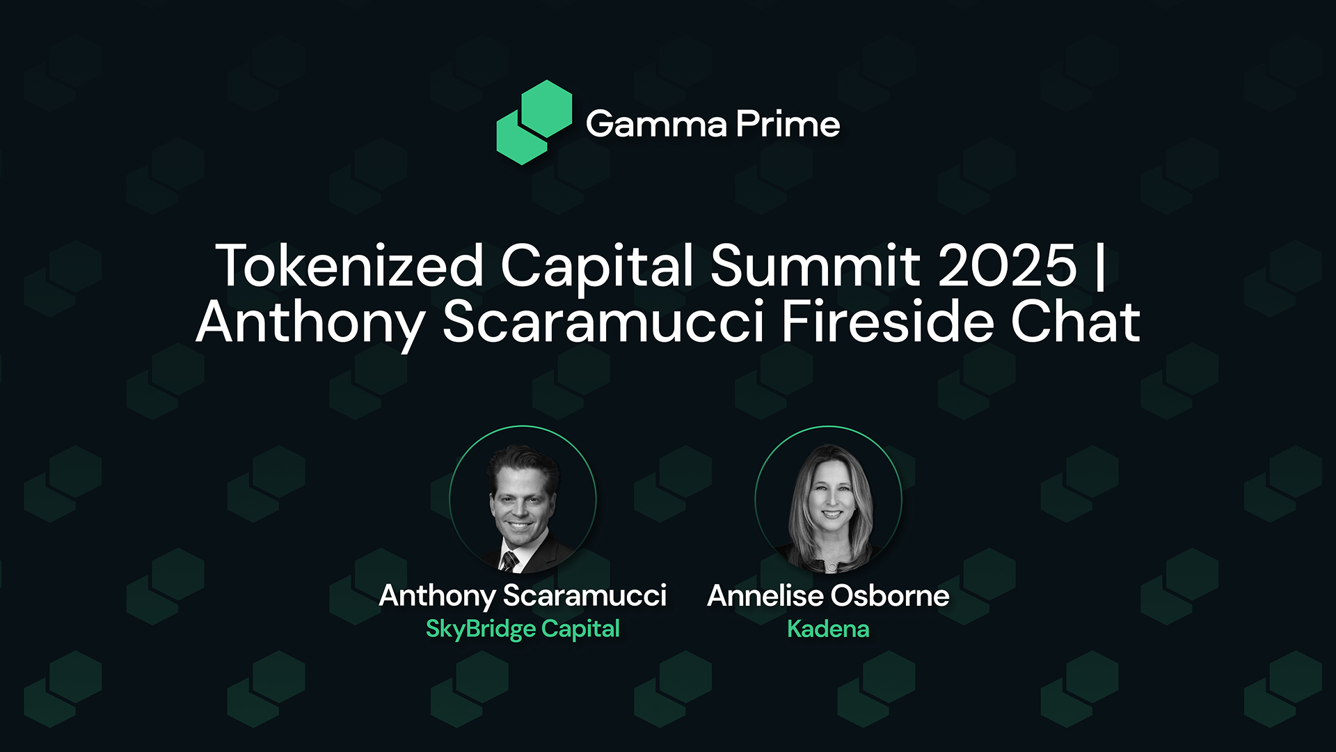 Tokenized Capital Summit 2025 | Anthony Scaramucci Fireside Chat